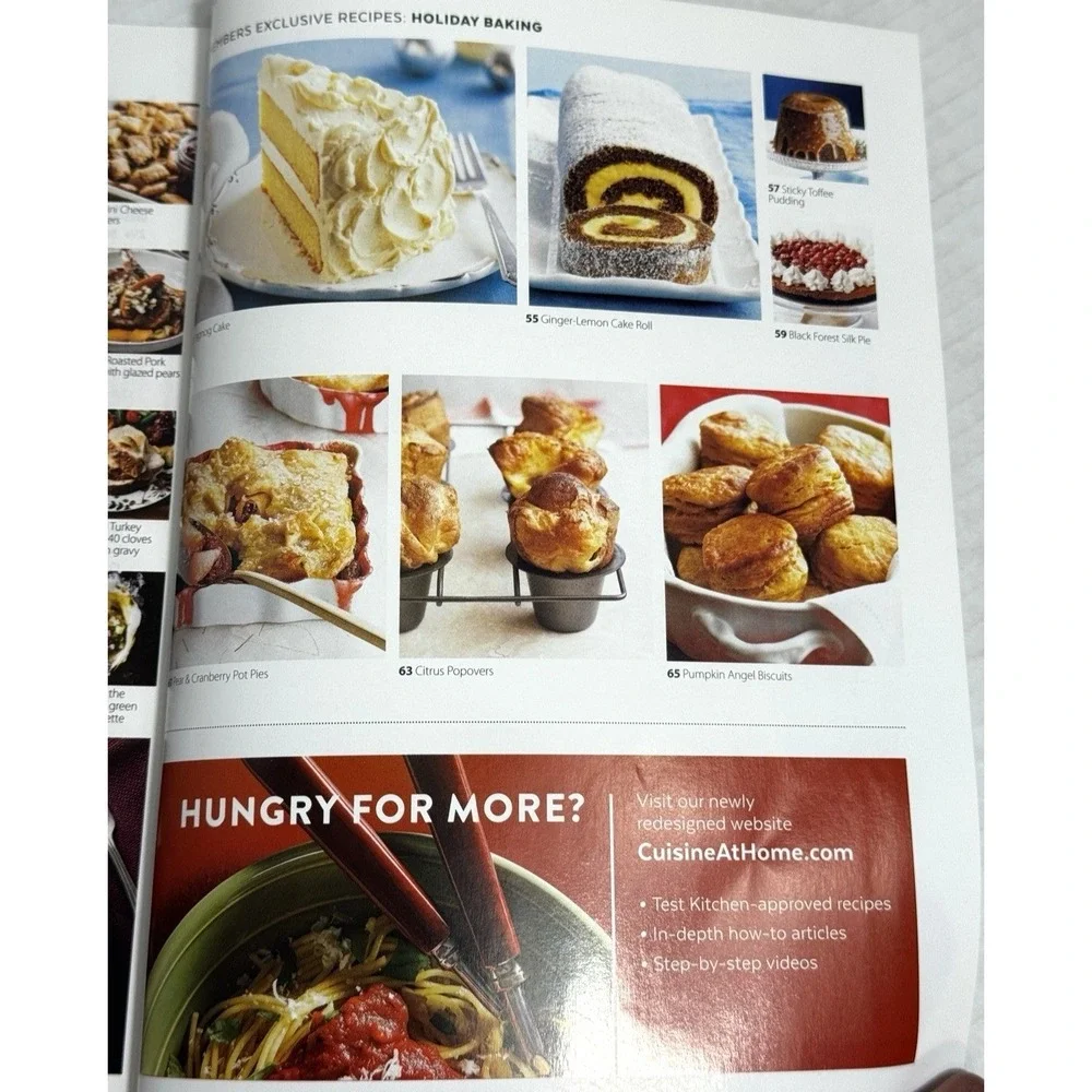 Cuisine at Home Food Magazine Lot of 8 Issues Weeknight Sunday Dinners Easy